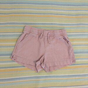 🛍️ BUNDLE ONLY • Old Navy pink linen blend pull-on shorts size Small 6/7